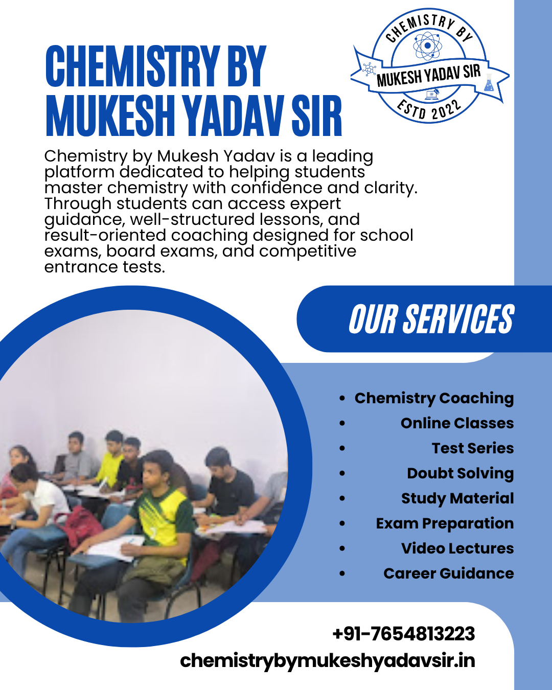 Chemistry by Mukesh Yadav Sir